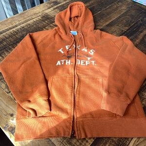 NCAA Texas Longhorns Athletic Department College Zip-Up Hoodie Youth Size LG